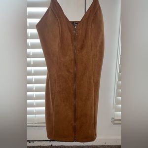Fashion Nova Brown dress